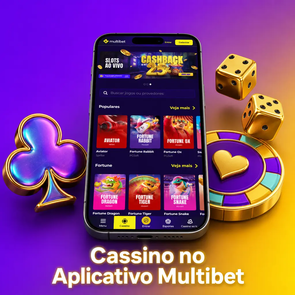 Cassino no aplicativo Multibet com caça-níqueis, jogos de mesa e dealers ao vivo em tempo real