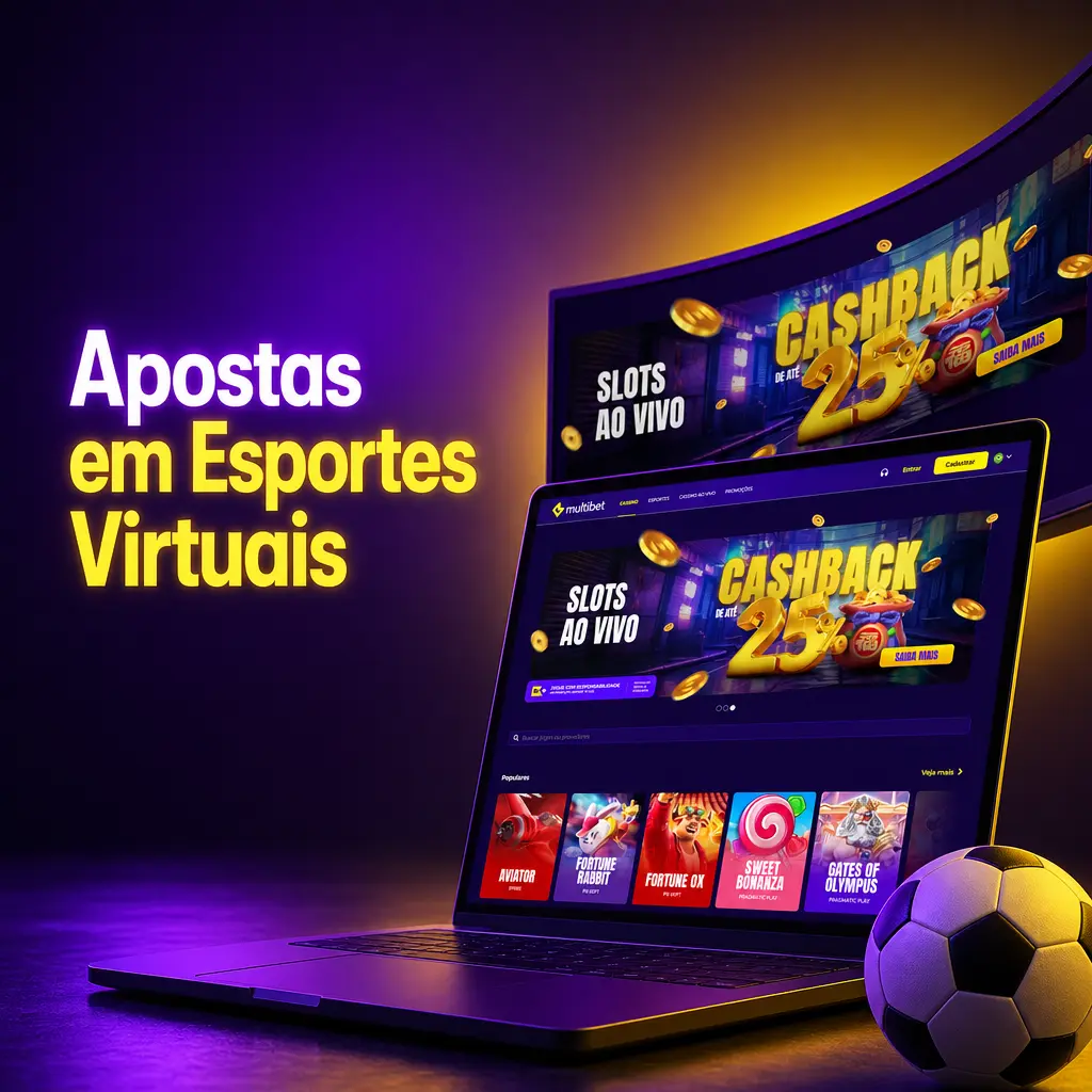 Apostas em esportes virtuais como futebol, tênis e basquete gerados por computador na Multibet
