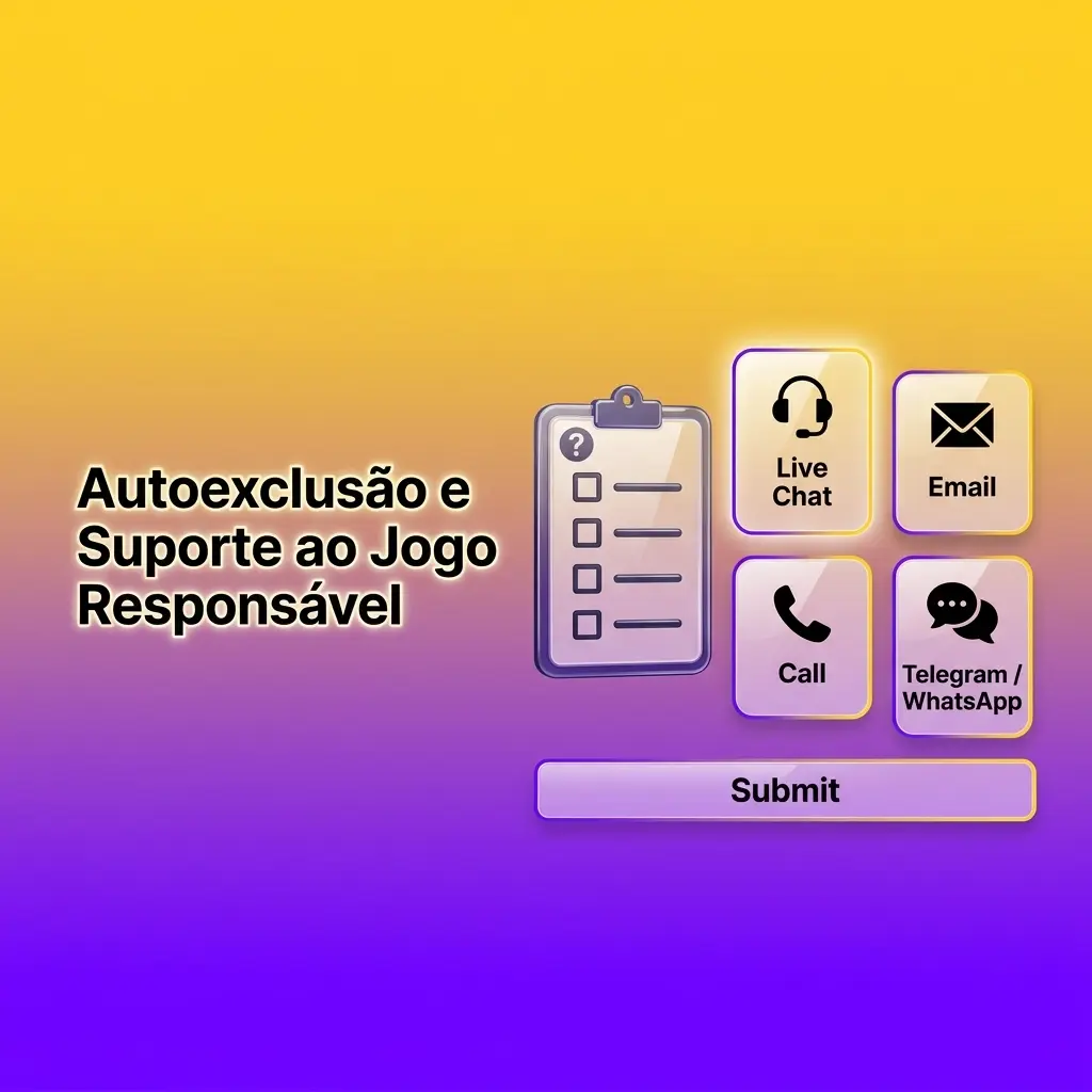 Multibet oferece autoexclusão, limites de depósito e suporte ao jogo responsável para controle seguro na plataforma
