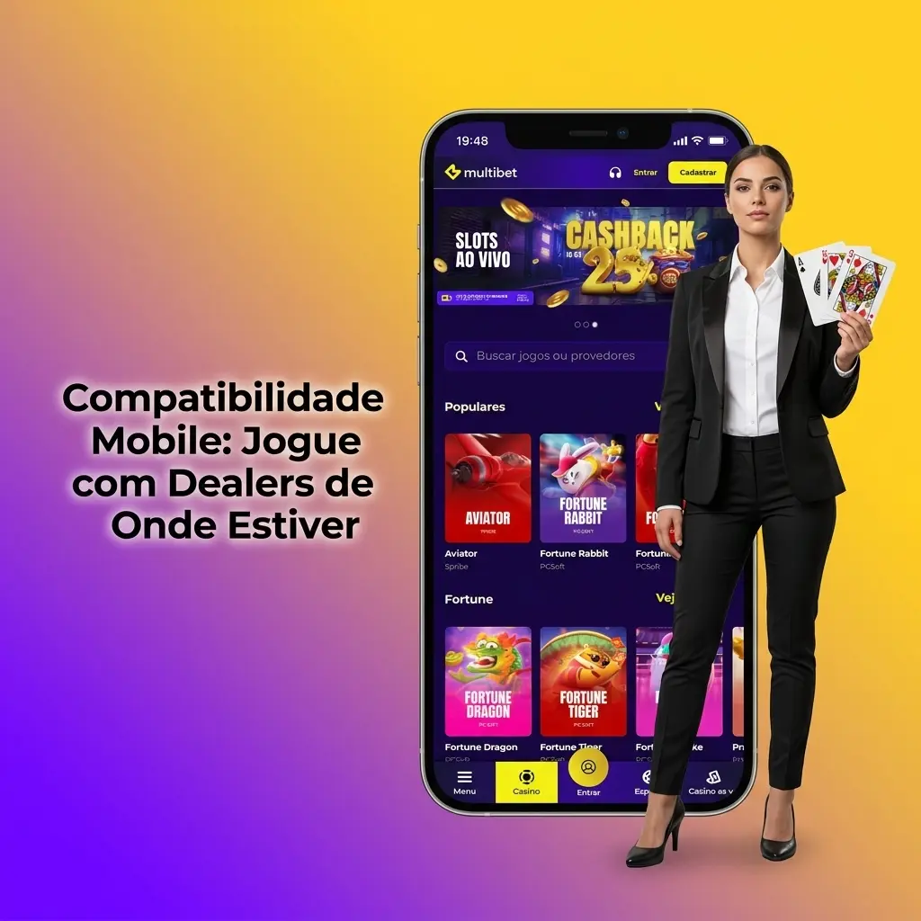 Cassino ao vivo Multibet no mobile com streaming HD e chat com dealer em telas verticais