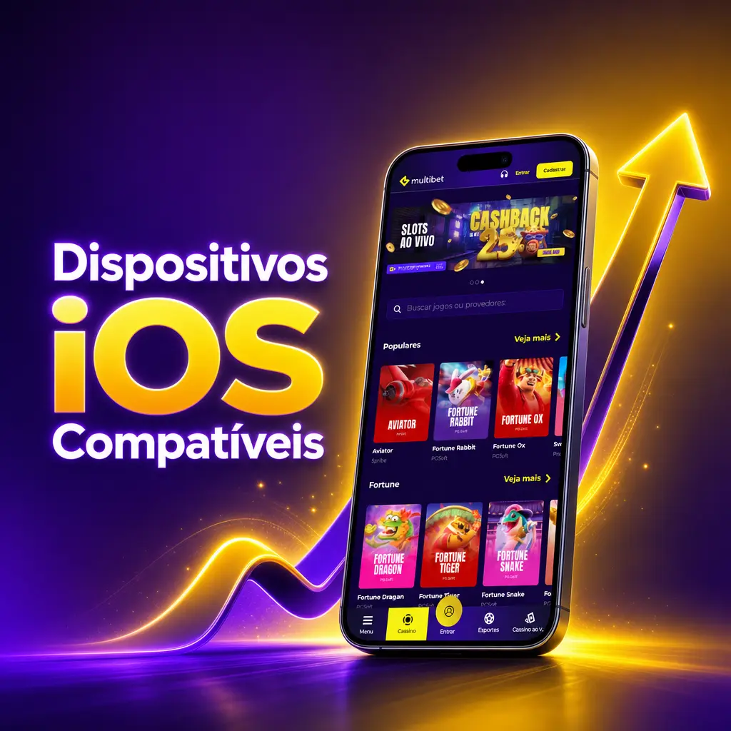 Dispositivos iOS compatíveis com o aplicativo Multibet, incluindo modelos de iPhone e iPad suportados