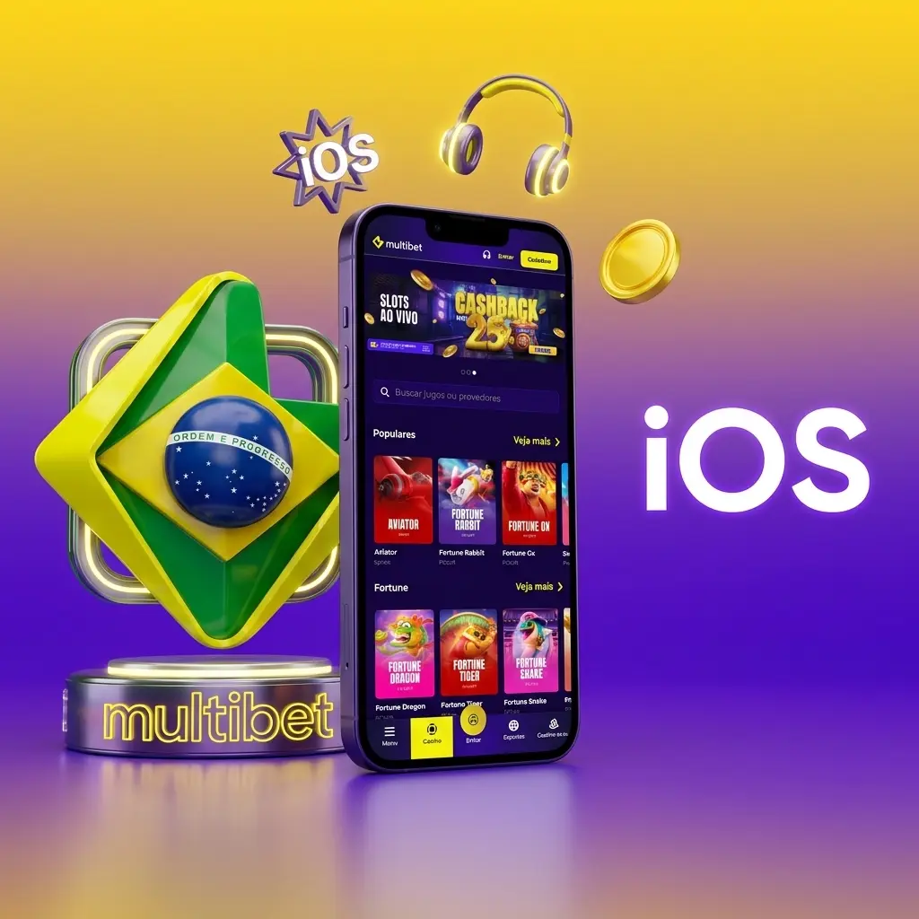 Aplicativo Multibet para iOS disponível na App Store para iPhones e iPads com iOS 12 ou superior