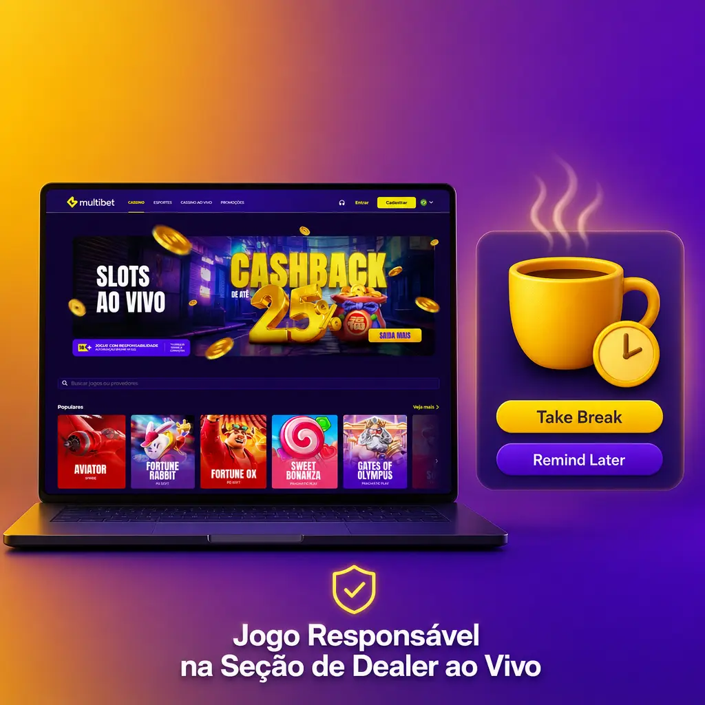 Ferramentas de jogo responsável no cassino ao vivo da Multibet com limites de sessão e apoio ao jogador