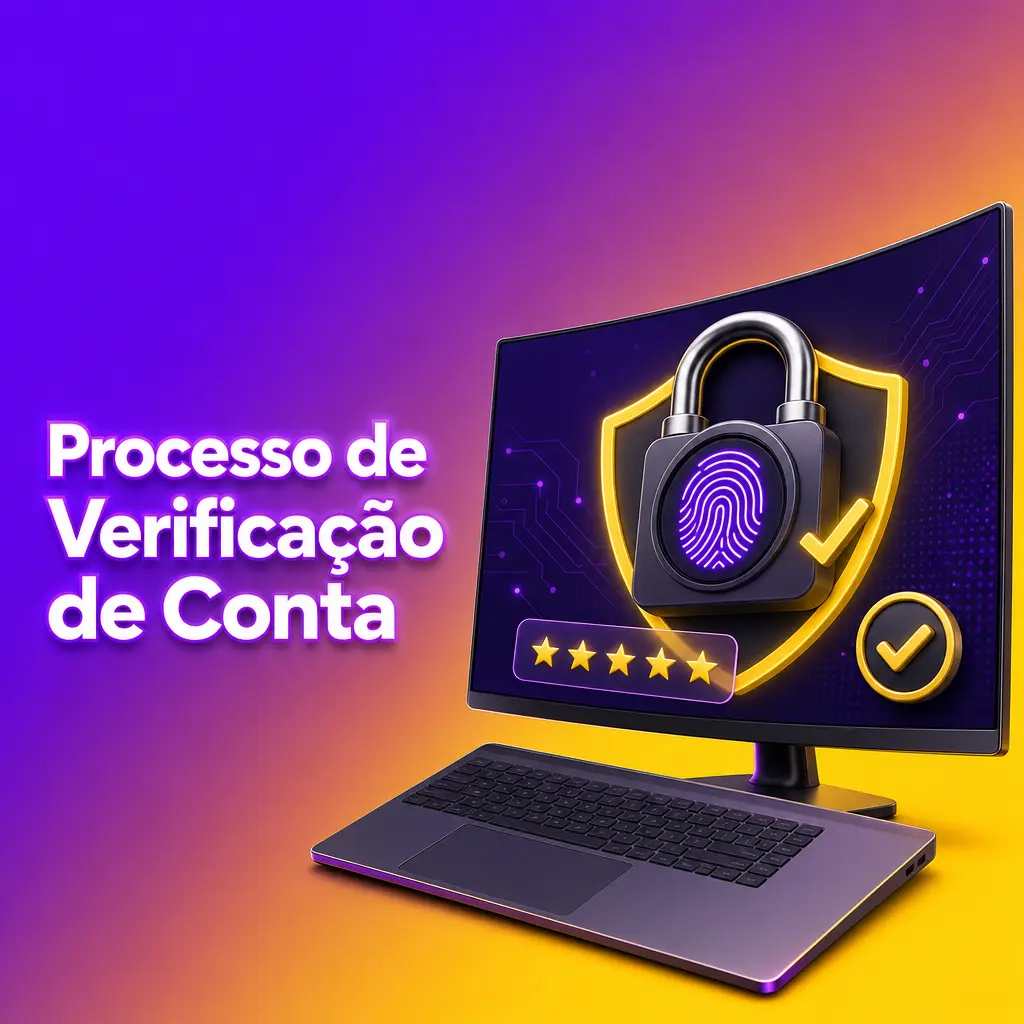 Processo de verificação de conta com envio de documentos, CPF e comprovante de residência para liberar saques
