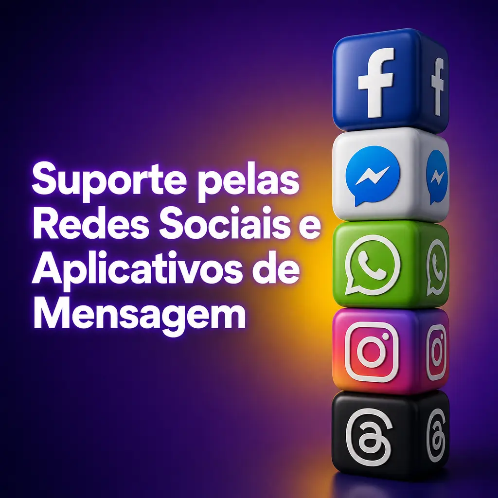 Suporte Multibet via WhatsApp, Telegram, Facebook Messenger e Twitter para dúvidas rápidas e atualizações