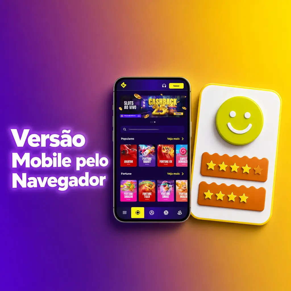 Versão mobile da Multibet pelo navegador, compatível com Android e iOS, sem necessidade de download