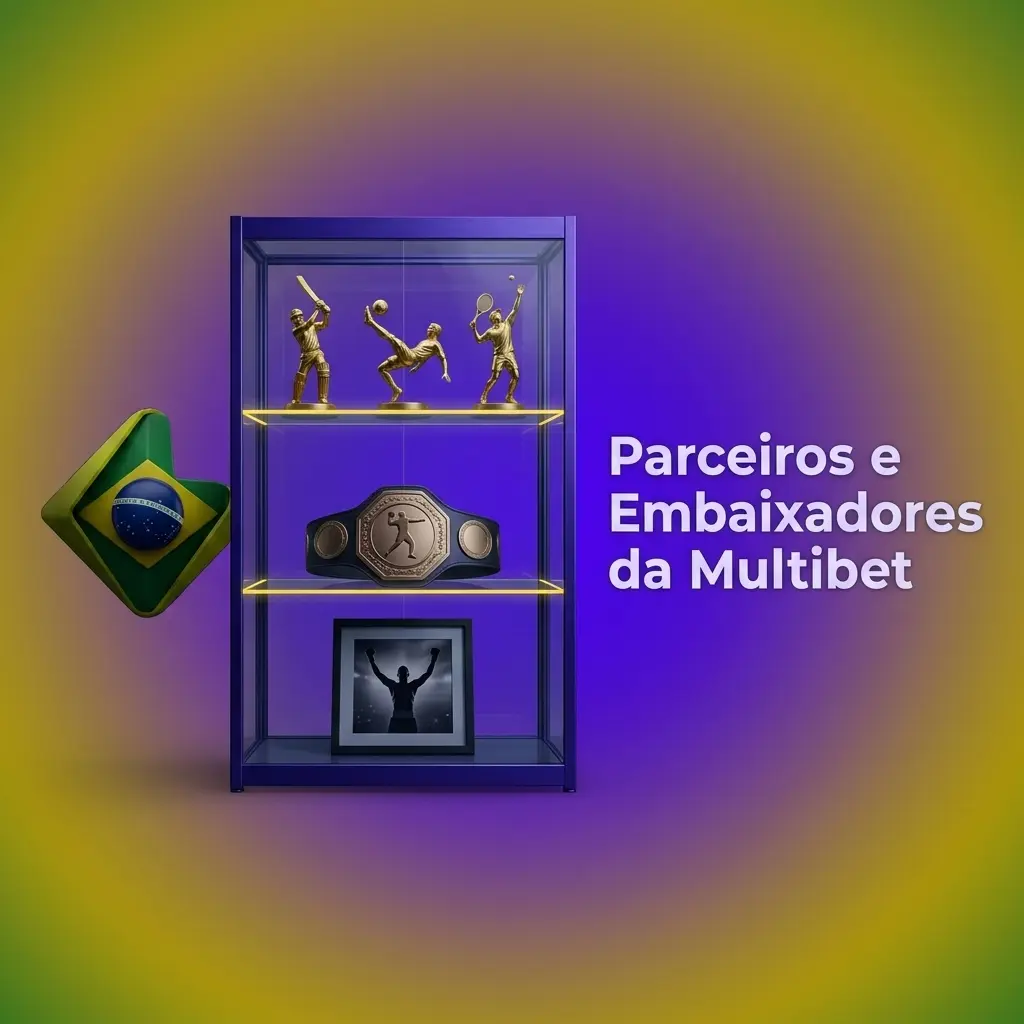 Parceiros e embaixadores da Multibet no Brasil: clubes esportivos, personalidades do futebol e provedores de pagamento locais.