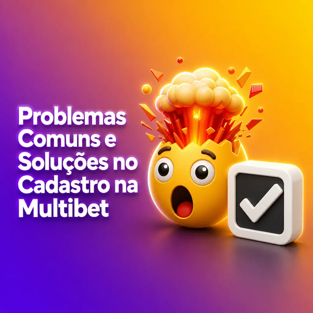 Tabela com problemas comuns no cadastro da Multibet e soluções para e-mail, SMS, documentos e CPF recusado