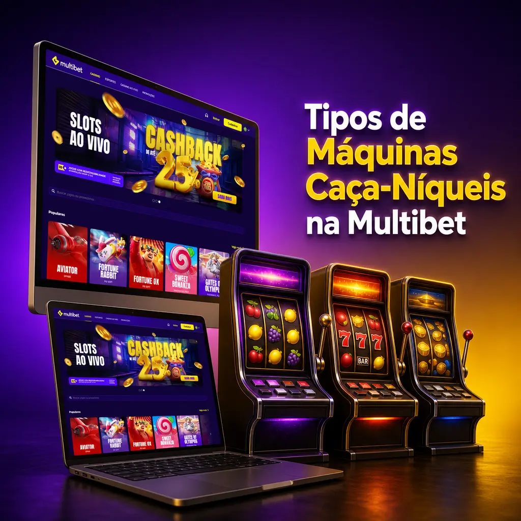 Tipos de máquinas caça-níqueis na Multibet: slots clássicos, vídeo slots, jackpot progressivo e Megaways