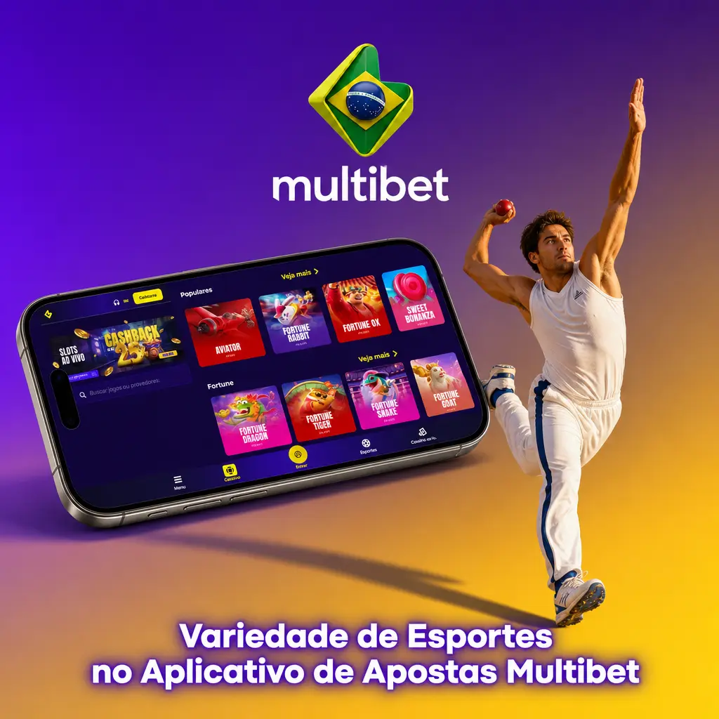 Variedade de esportes disponíveis no aplicativo Multibet, incluindo futebol, tênis, MMA e esports para apostas ao vivo