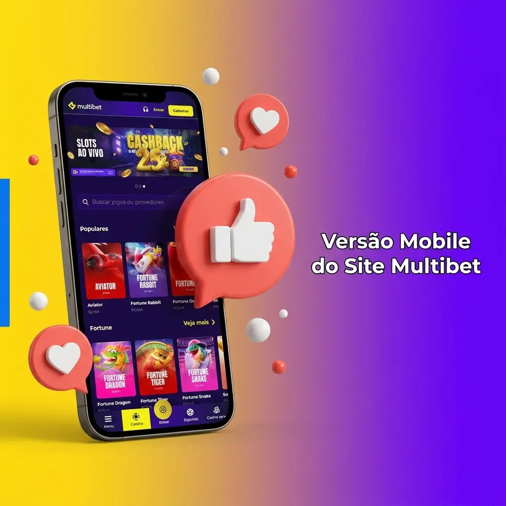 Site mobile da Multibet otimizado para smartphones e tablets, com apostas e jogos de cassino acessíveis pelo navegador